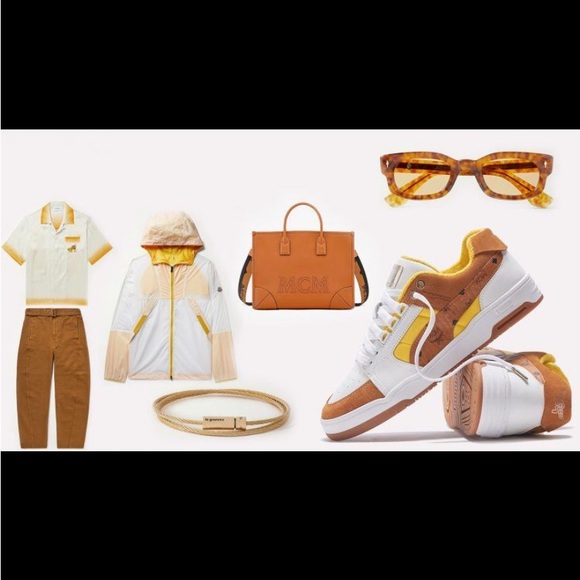 Puma x MCM Slipstream Lo “Show Love” Bright White Vibrant yellow NIB SZ 38 $500 - Picture 3 of 17